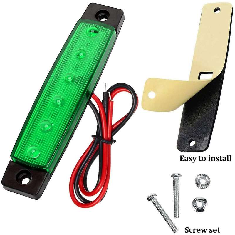10X Led Rock Lights, Strip Lights,Wheel Well Lights,Waterproof 6 Led Car Lights Kit for ,Offroad,Tru