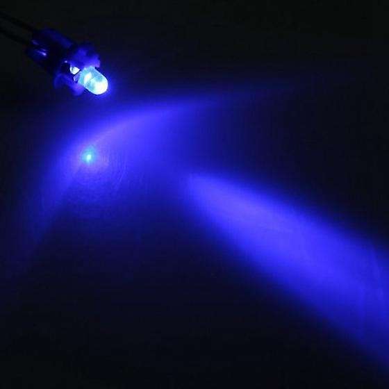 10x LED BULB METER DASH B8-5D T5 lamp with holder BLUE TUNING auto ca