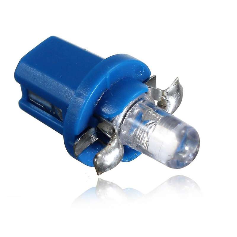 10x LED BULB METER DASH B8-5D T5 lamp with holder BLUE TUNING auto ca