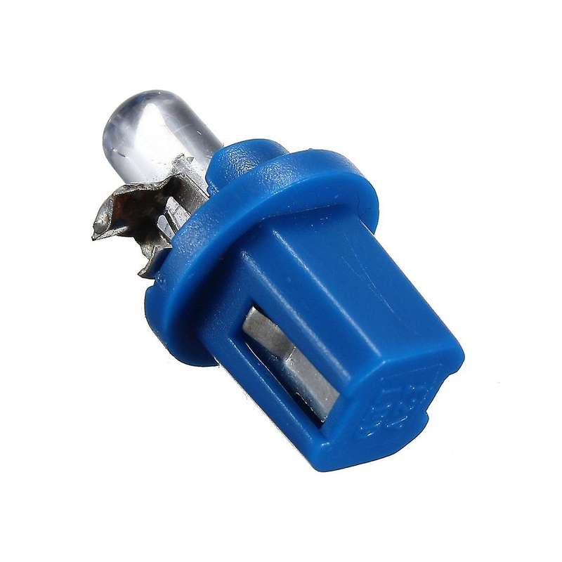 10x LED BULB METER DASH B8-5D T5 lamp with holder BLUE TUNING auto ca