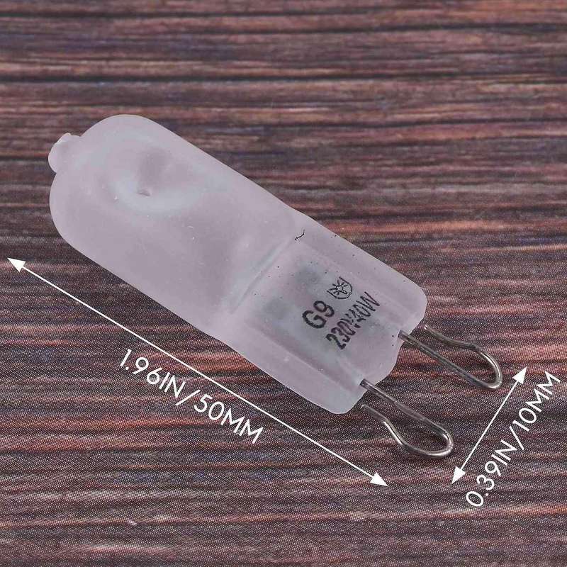 10x G9 Halogen Warm White Office Capsule Frosted Light Bulb Lamp 40w 230v