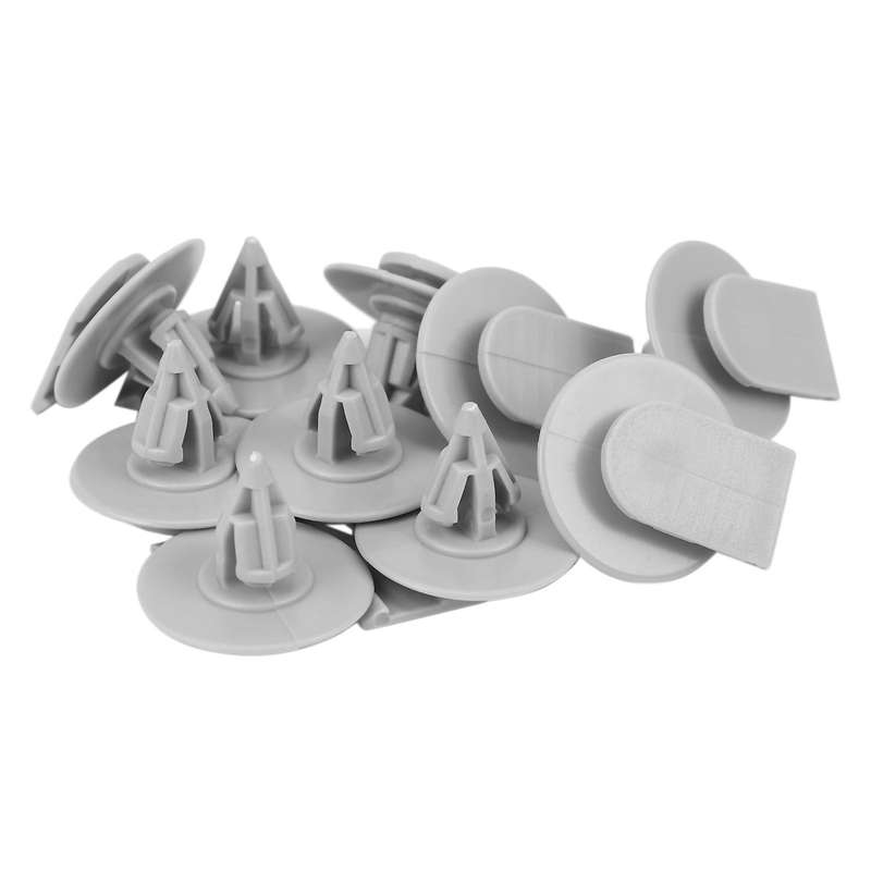 10x Flare Moulding Panel Trim Clips for for Gray