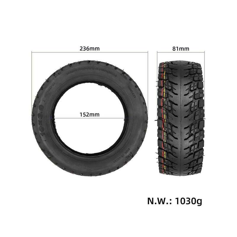 10x3 Self-repairing Off-road Vacuum Tires Are Compatible with 10-inch 255x80 and 80/65-6 Explosion-