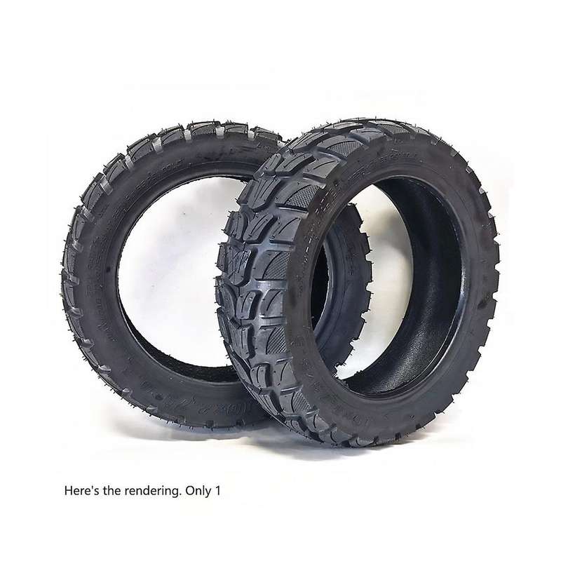 10x2.70-6.5 Inner and Outer Tire Electric Scooter Balance Car Tire Off-road Tubeless Tire Black 700g