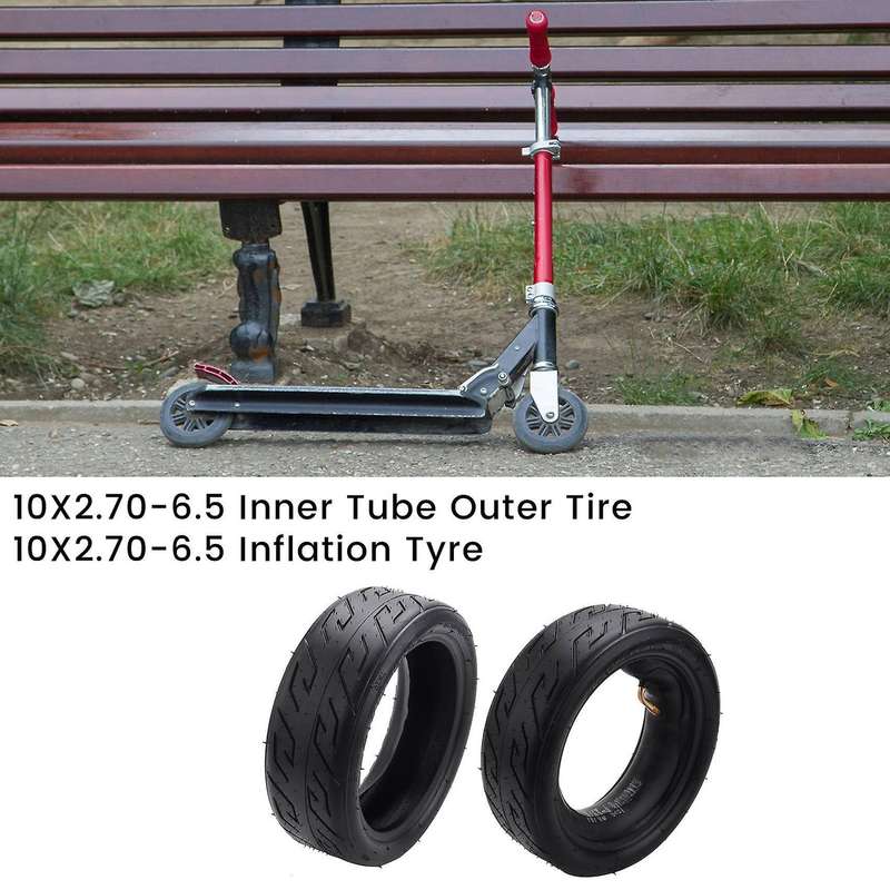 10X2.70-6.5 Inner Tube Outer Tire 10X2.70-6.5 Inflation Tyre for Electric Scooter Accessories