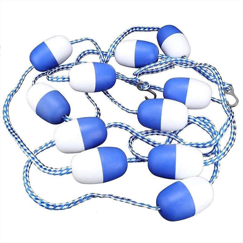 11 Balls Safety Float Line-5m Swimming Pool Safety Separation Rope Float Rope Line Swimming Pool Eq
