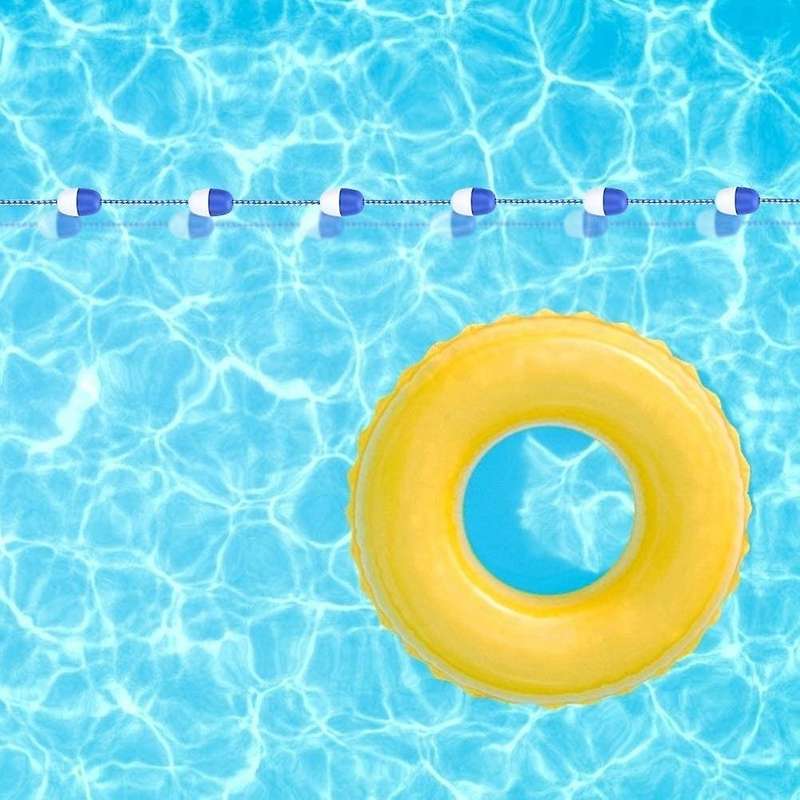 11 Balls Safety Float Line-5m Swimming Pool Safety Separation Rope Float Rope Line Swimming Pool Eq