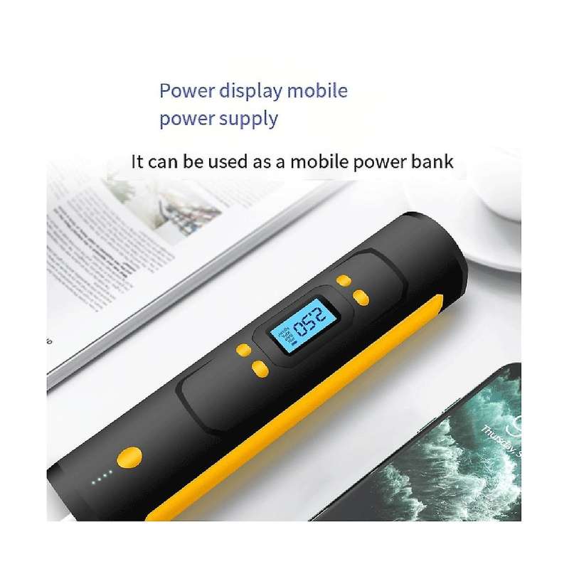 11.1V Car Inflator Pump Portable Handheld Wireless Charging Digital Display with Light Car Motorcyc