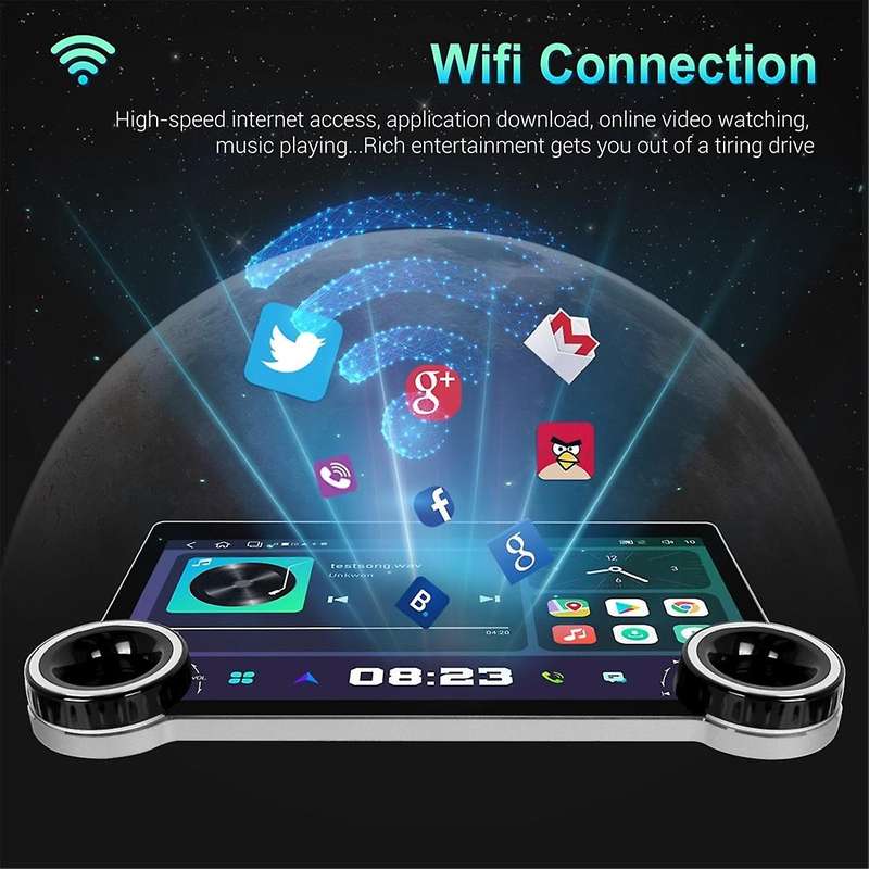11.8 Inch 2K Android Car Radio 4+64G Multimedia Player Carplay Android Auto WIFI GPS Navigation Univ