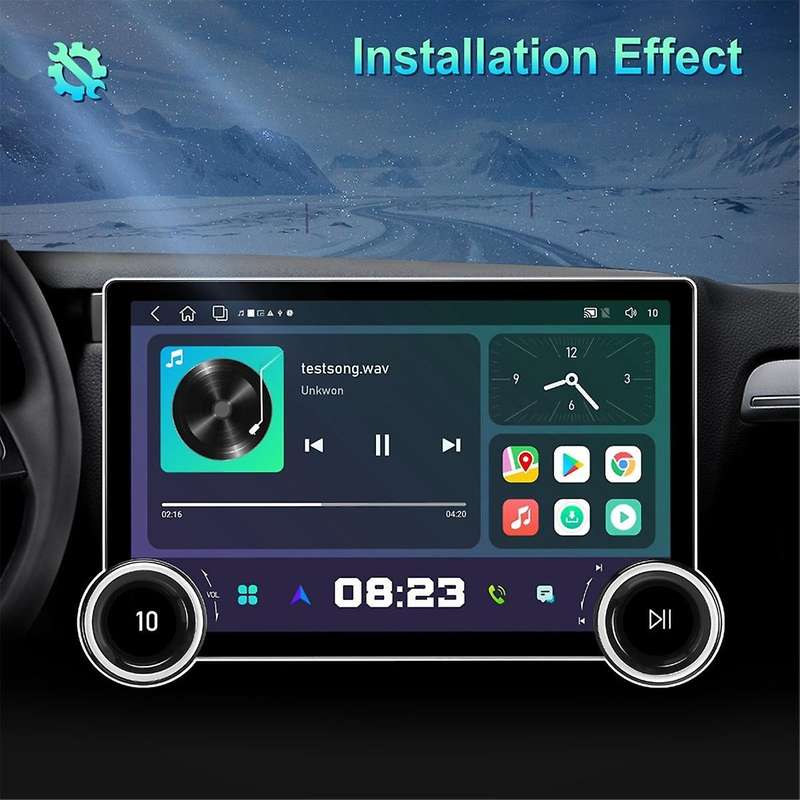 11.8 Inch 2K Android Car Radio 4+64G Multimedia Player Carplay Android Auto WIFI GPS Navigation Univ