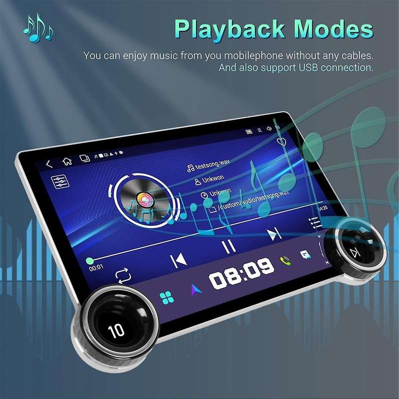 11.8 Inch 2K Android Car Radio 4+64G Multimedia Player Carplay Android Auto WIFI GPS Navigation Univ