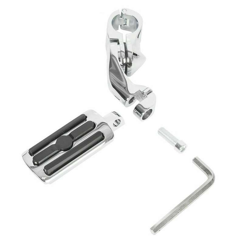 1-1/4 inch Highway Motorcycle Bumper Pedals Modified Foot Pegs Pedals Crash Bar