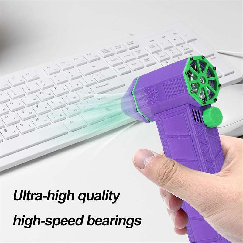 110000RPM Mini Turbo Jet Fan 45M/S Powerful Blower Multi-Purpose Dust Fan Brushless Motor High Speed
