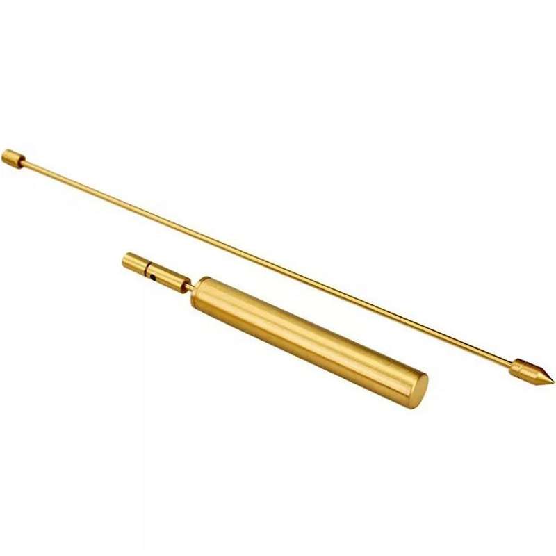 11.8In Lenght Dowsing Rod Copper Practical Handle Dowsing Rods Tools-2PC Divining Rods for Divining