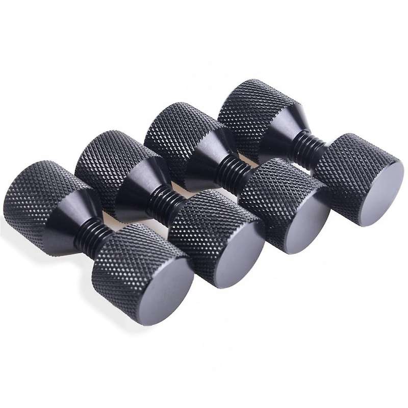 1-1/8inch Two Hole Pins Aluminum Construction 2 Hole Flange Alignment Pin with Anodized Oxide Black