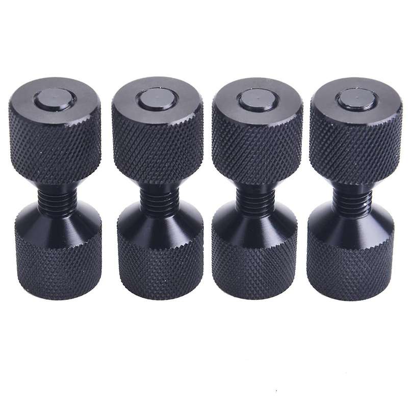 1-1/8inch Two Hole Pins Aluminum Construction 2 Hole Flange Alignment Pin with Anodized Oxide Black