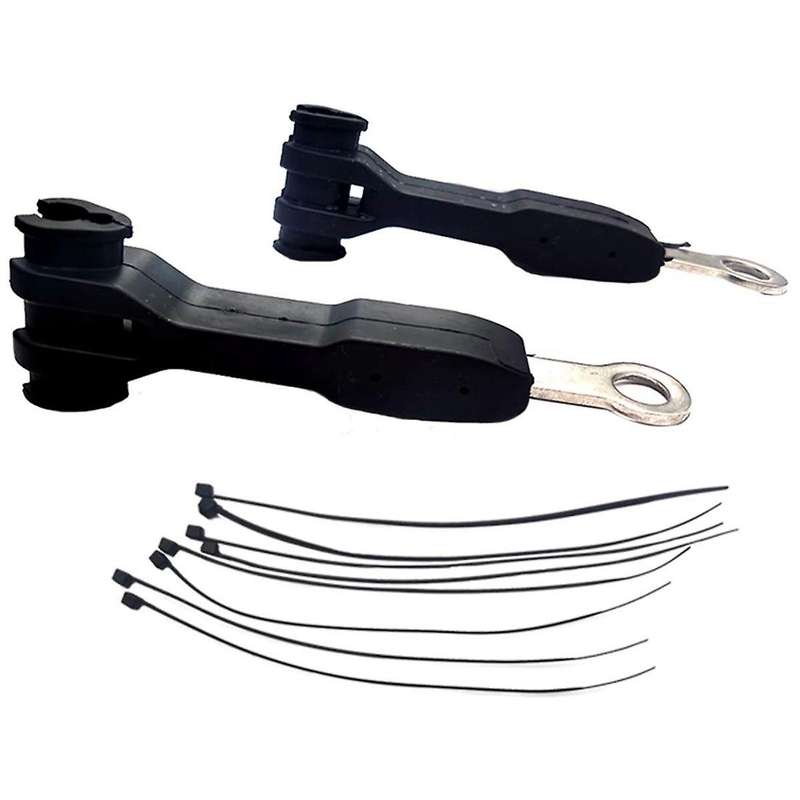 1101255 Front Brake Line Anchor Brake Hose Bracket Separator for Jk Jl 2007-2023 2 4 Doors (black)