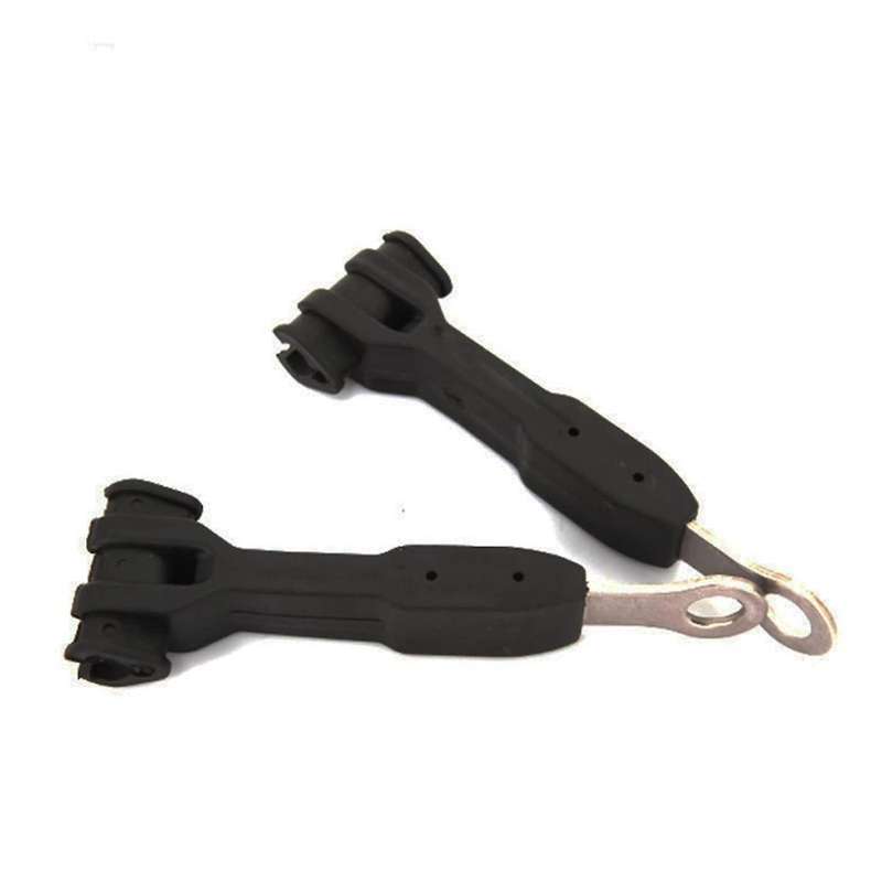 1101255 Front Brake Line Anchor Brake Hose Bracket Separator for Jk Jl 2007-2023 2 4 Doors (black)