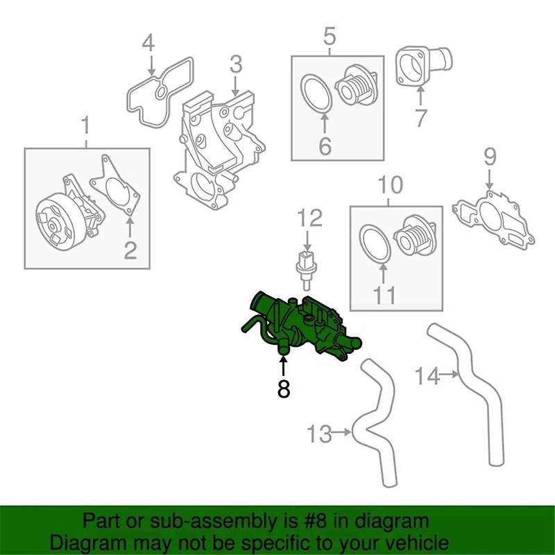 11060-ET00D Car Radiator Coolant Hose for 2008-2018 11060ET00B 11060ET00D 11060ET010