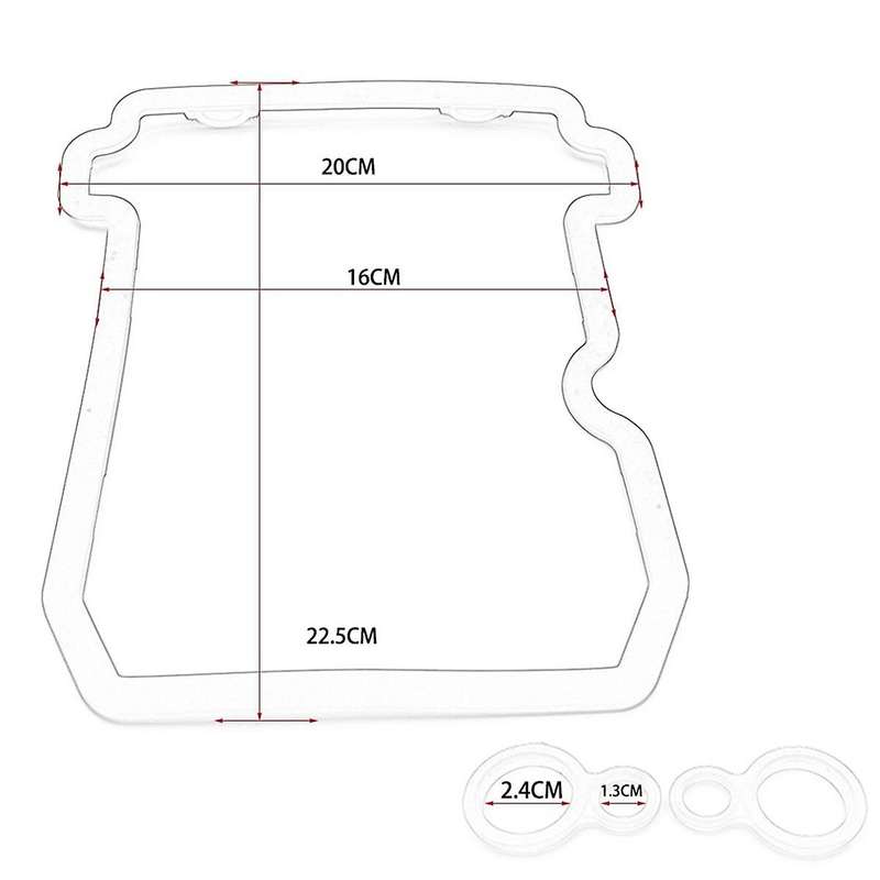 11061-0282 Motorcycle Cylinder Head Cover Gasket for EX250 250 2008 -2012 EX300 300 2013-2017