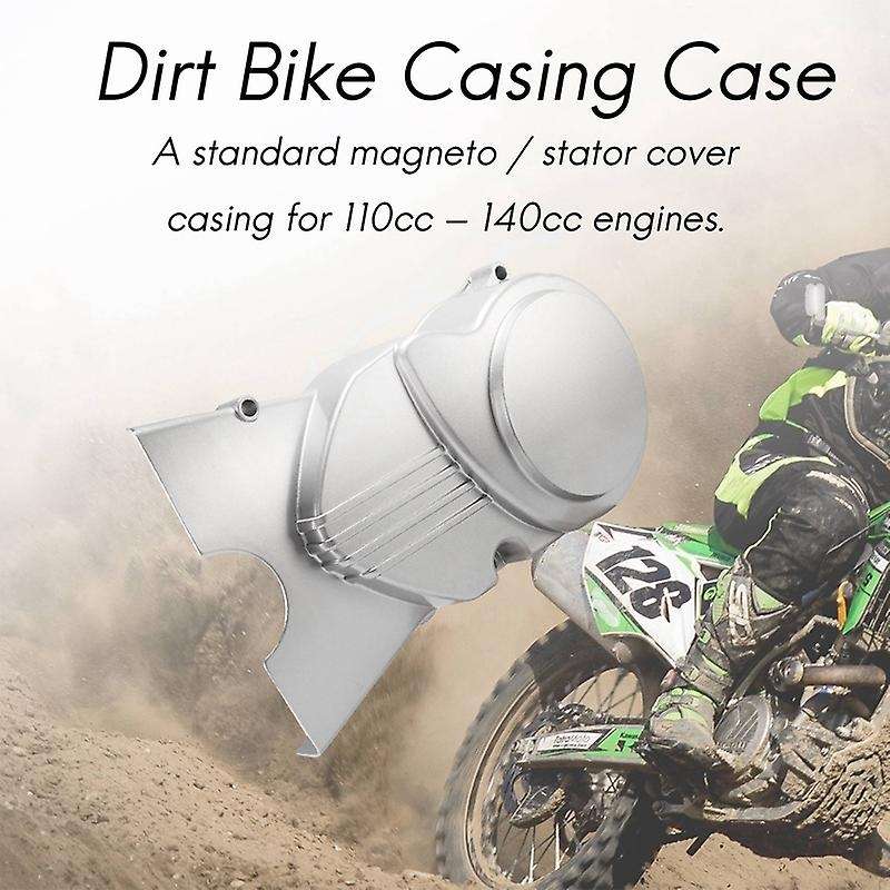 110Cc 125Cc 140Cc Pit Dirt Bike Left Engine Stator Cover Casing Case Silver