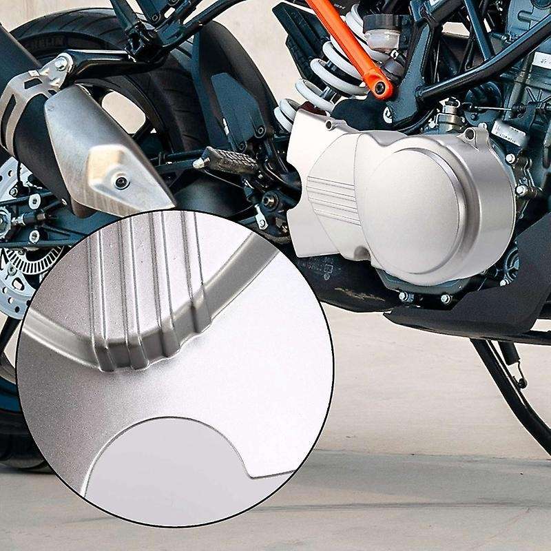 110Cc 125Cc 140Cc Pit Dirt Bike Left Engine Stator Cover Casing Case Silver