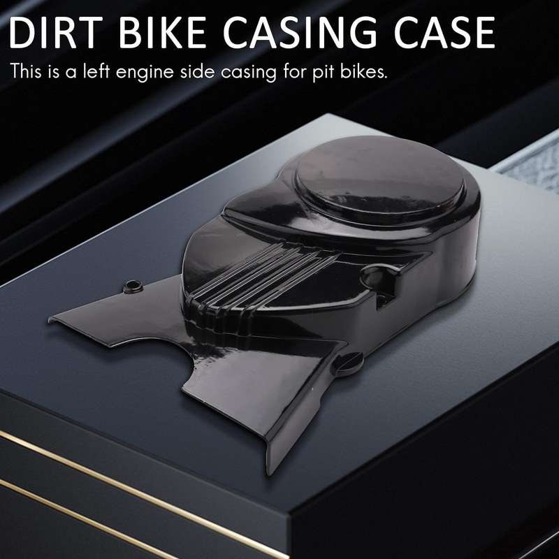 110cc 125cc 140cc Pit Dirt Bike Left Engine Stator Cover Casing Case Black