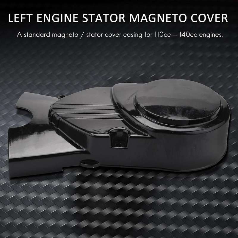 110cc 125cc 140cc Pit Dirt Bike Left Engine Stator Cover Casing Case Black