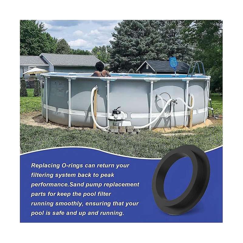 11228 11412 L-Shape O-Ring Gasket Replacement for Sand Filter Pumps Motor Seals Repair Set Parts