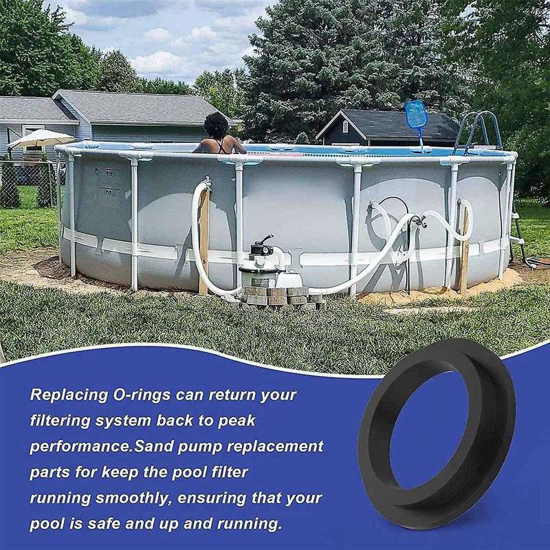 11412 Pool O-ring Set for Sand Filter Pump Motor 4 O Ring Gasket Replacement Sand Filter Pump Parts