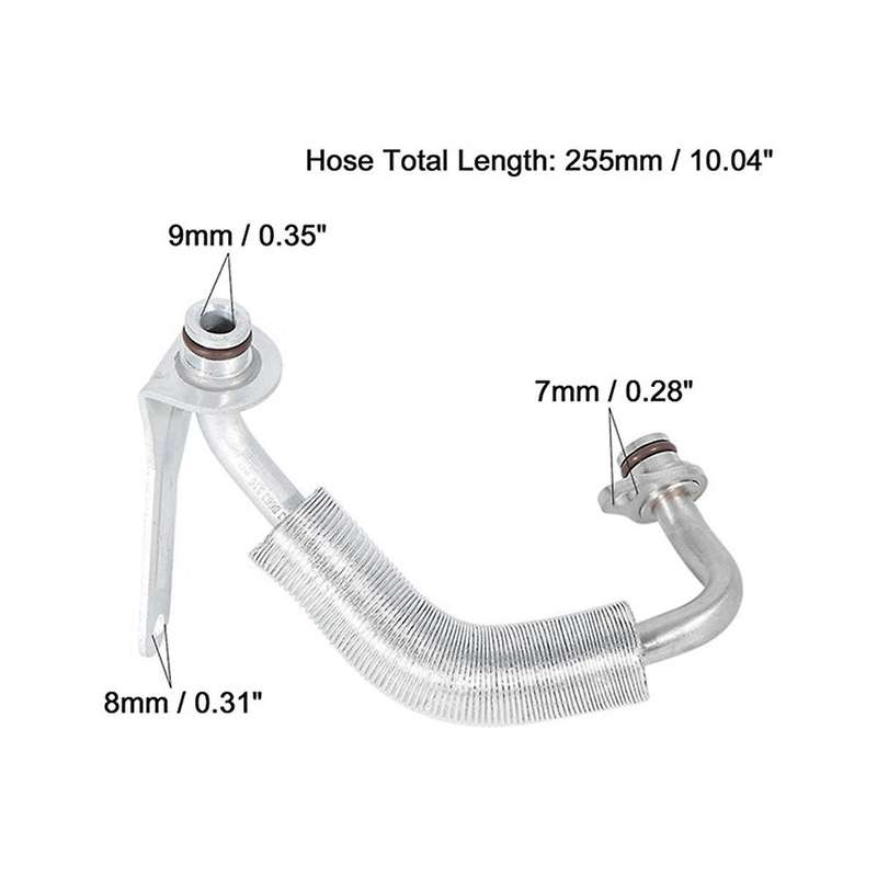 11538663516 Right Side Turbo Cooling Pipe Auto Parts for 320I 328I 428I 528I X3 X4 X5