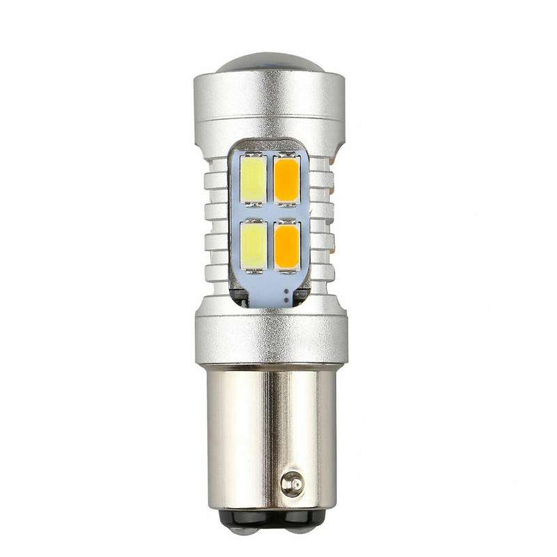 1157 BAY15D 5630 5730 20 SMD White Amber Foldback LED Bulb Turn Signal Light 12V