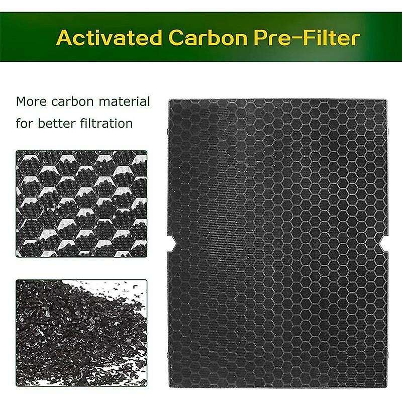116130 Replacement Filter H for 5500-2 Am80 Plasmawave Air Purifier True Hepa Carbon Filters