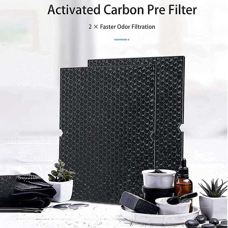 116130 Filter H Replacement Filters for 5500-2 Air Purifier, HEPA Air Filter and Activated Carbon Fi