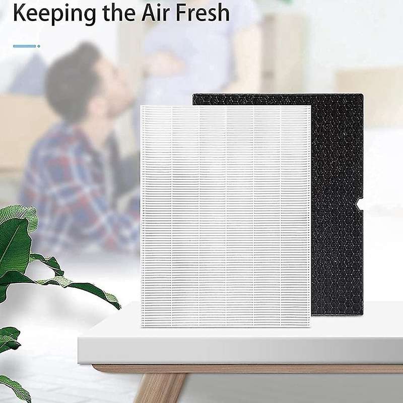 116130 Filter H Replacement Filters for 5500-2 Air Purifier, HEPA Air Filter and Activated Carbon Fi