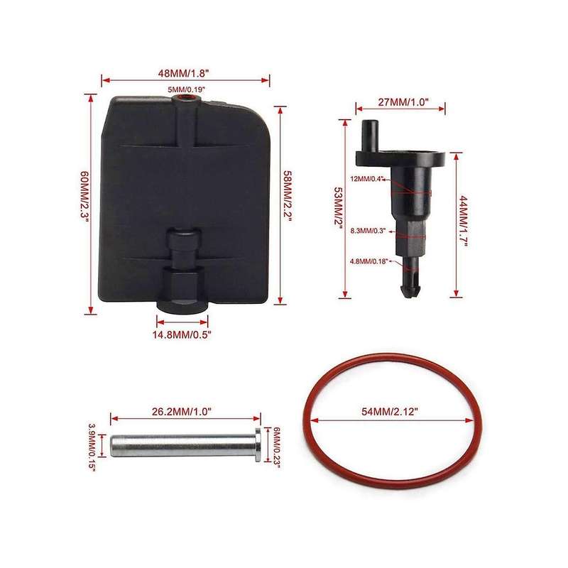 11617544805 Waste Valve Repair Kit Intake Manifold Regulator Automotive for 325 E60 E65 E66 X5