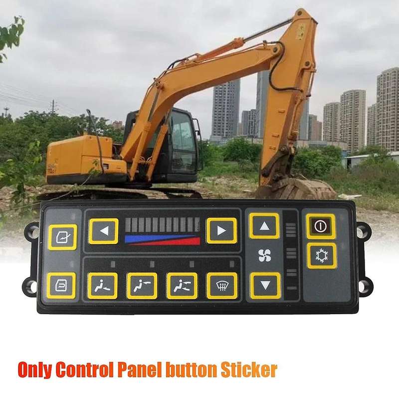 11n6-90031 Excavator Air Conditioning Control Switch Panel Trim Sticker for R110-7/r225-7/215-7/r25