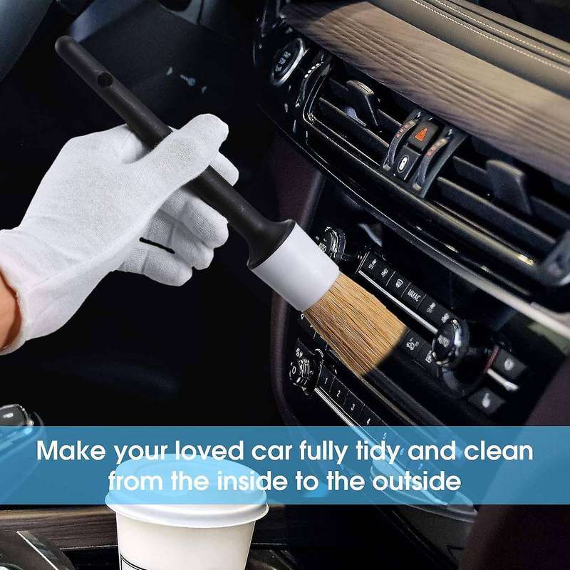 11PCS Auto Car Detailing Brush Set Car Interior Cleaning Kit for Washing Wheel Dashboard Trim Detail