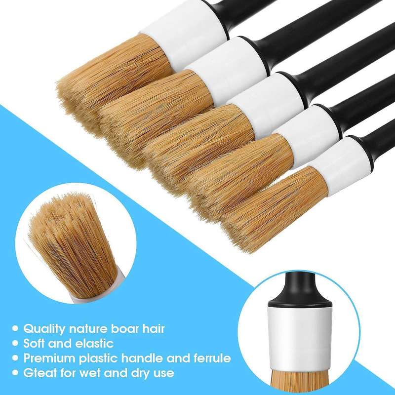 11PCS Auto Car Detailing Brush Set Car Interior Cleaning Kit for Washing Wheel Dashboard Trim Detail