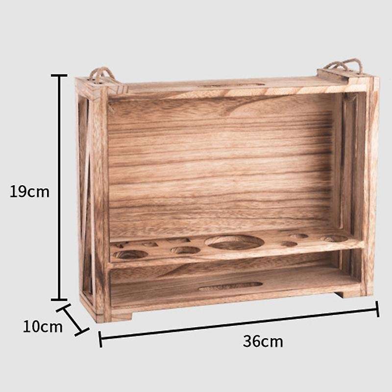 11PCS Bartender Tools Set Spoon Measuring Cup Cocktail Tools Cocktail Shaker Mixer Kit with Wooden S