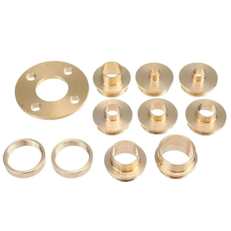 11Pcs Woodworking Router Bushing Guide 10-30mm Copper Premium Router Guide Bushes