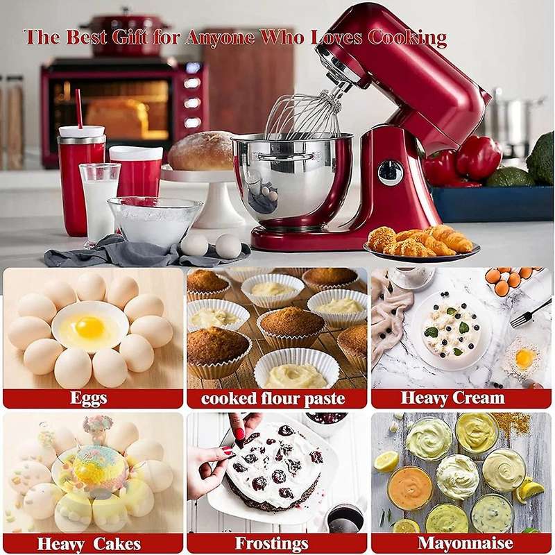 11-wire Whip Attachment for Stand Mixer, Whisk Attachment Fit 7 Quart Tilt-head Stand Mixer