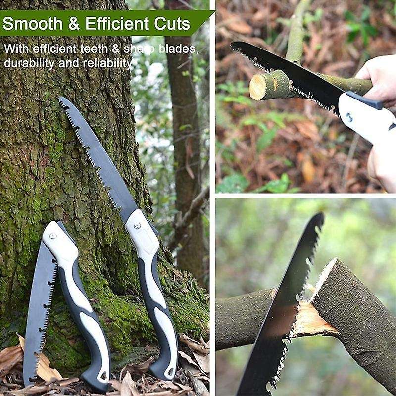 12 Inch Folding Hand Saw for Tree, Hand Pruning Saws with High-Manganese Steel Teeth