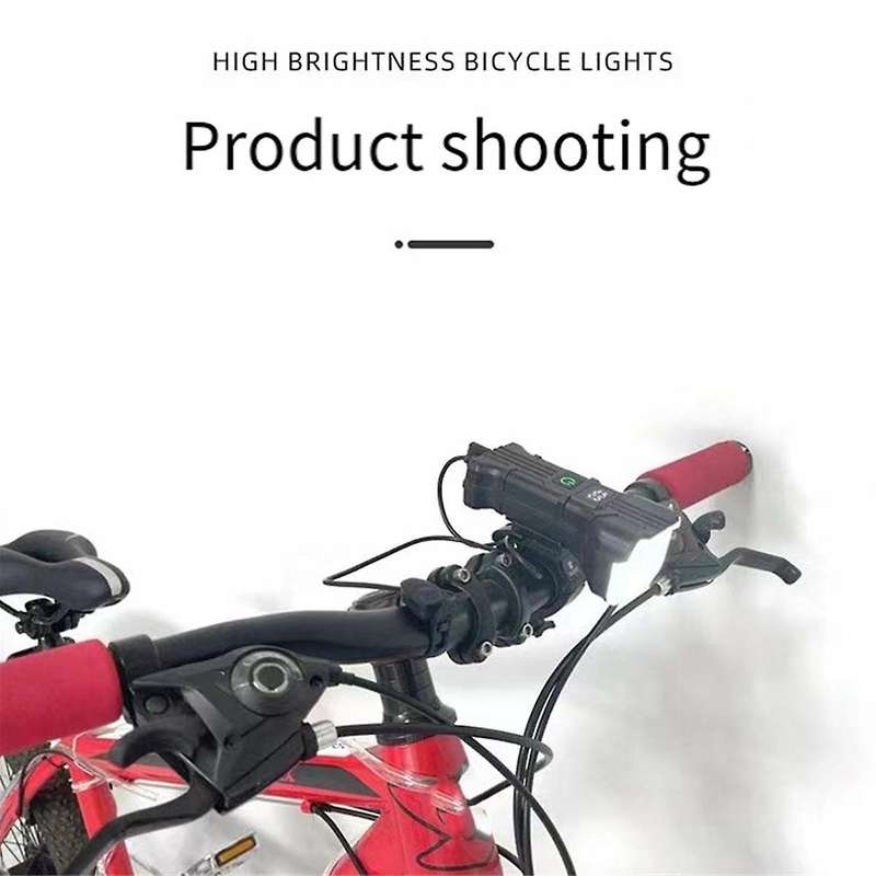 12 Led Bike Light Highlight Usb Rechargeable Waterproof Bicycle Headlight with Bicycle Horn,without