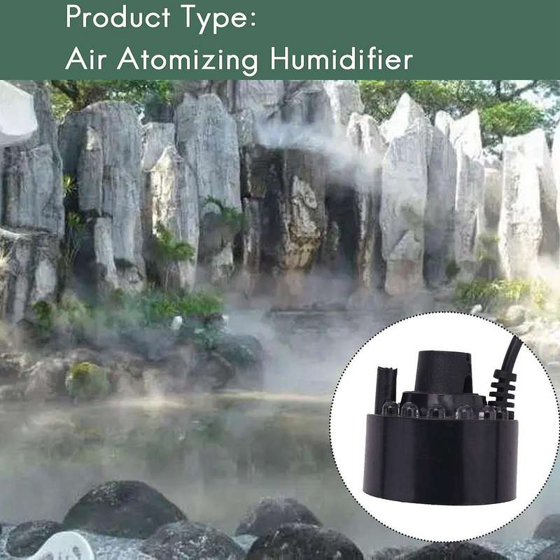 12 Led Industrial Incubator Humidifier Pond Atomizer Air Udifiermih Dc 24v Mist Maker Fogger Water F