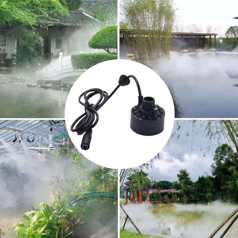 12 Led Industrial Incubator Humidifier Pond Atomizer Air Udifiermih Dc 24v Mist Maker Fogger Water F