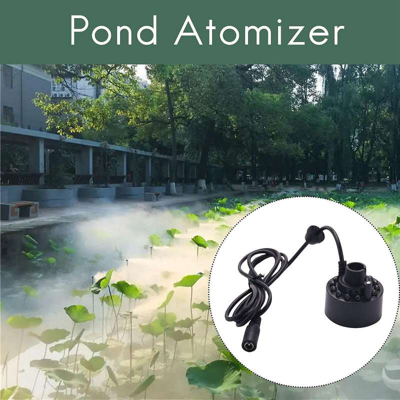 12 Led Industrial Incubator Humidifier Pond Atomizer Air Udifiermih Dc 24v Mist Maker Fogger Water F