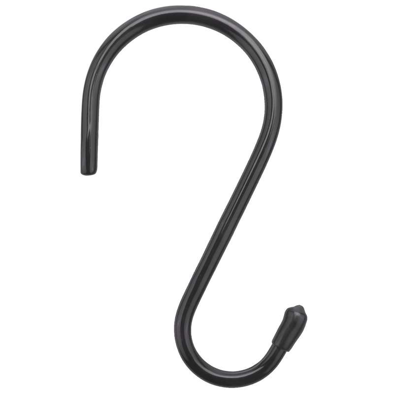 12 Pack 6 Inch Heavy Duty S Hooks for Hanging, Non Slip Rubber Coated S Hooks,Steel Metal Hooks for