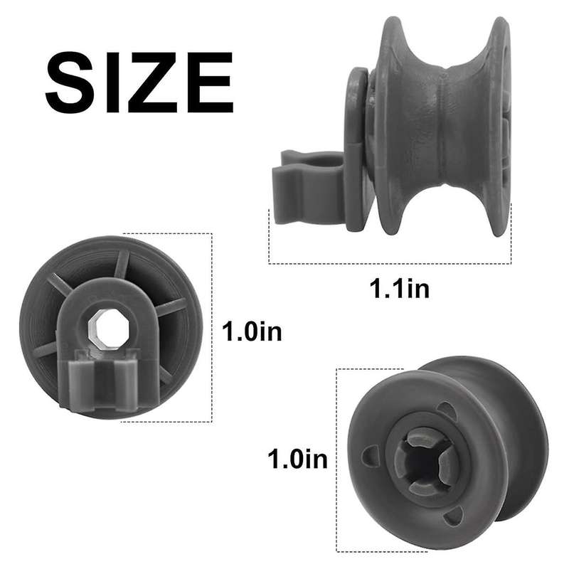 12 Pack 4581DD3002A Upper Dishrack Roller Wheels for Dishwasher Replacement for Dishwasher Ldf6920st