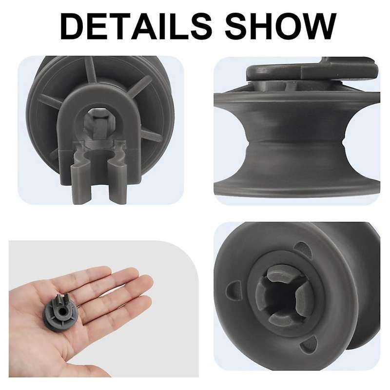 12 Pack 4581DD3002A Upper Dishrack Roller Wheels for Dishwasher Replacement for Dishwasher Ldf6920st